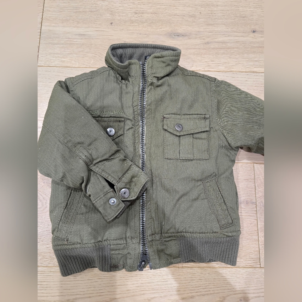GUC Calvin Klein Jeans Kids Olive Puffer Jacket